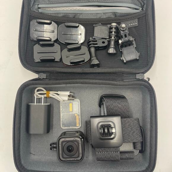 Go Pro Hero 5 Camera Bundle with Accessories & Case- Chest strap, Mounts TESTED - Picture 2 of 11